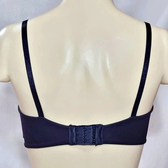 34D Hanes HU06 Invisible Look Convertible UW Bra‎ Black - Picture 3 of 5